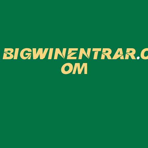 Logo da BIGWINENTRAR